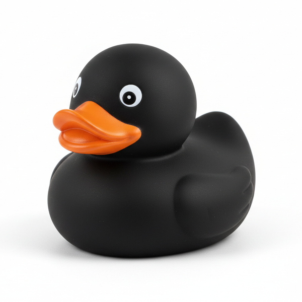 a black duck toy
