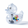 make me a silly clear duck for a test product